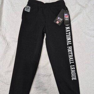 NFL Youth  Size 8 Sweatpants Black Ultra Game Polyester 2‎ Pockets New
